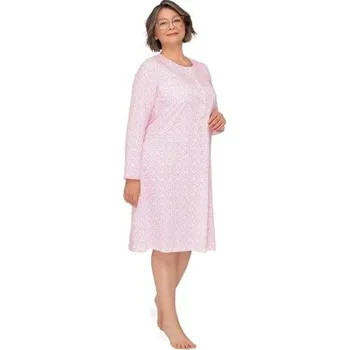 Dámské noční prádlo Noční košile Martel Basia III - bavlna Světle růžová M