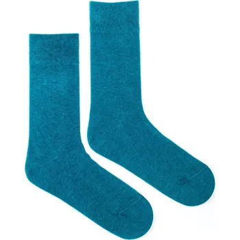 Dámské ponožky Ponožky Klasik melír modrý L (43-46)