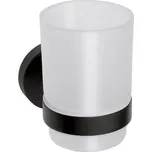 Bemeta Dark sklenka, mléčné sklo, černá