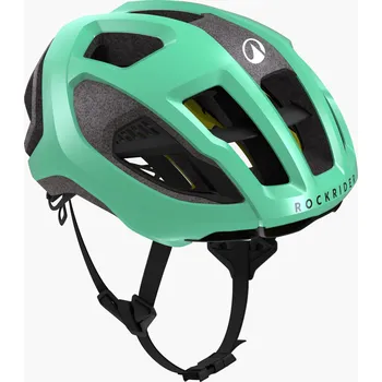 Cyklistická přilba ROCKRIDER Helma Rockrider Race Mips Replica M ZELENÁ