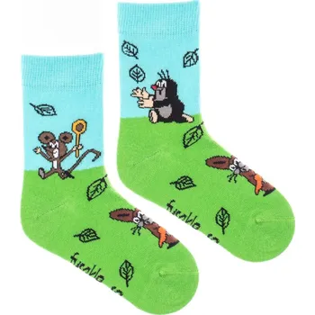 Dámské ponožky Dětské ponožky Krtek na louce XS (19 - 22)