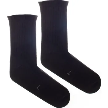 Dámské ponožky Ponožky Diabetické lem 36cm s Aloe černé 43-47