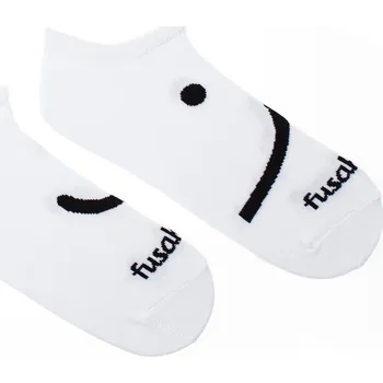 Dámské ponožky Kotníkové ponožky Smajlík bílé S (35-38)