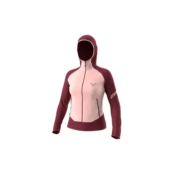 Dámská mikina Dynafit TRANSALPER LIGHT PTC W HOODY burgundy 6370 36; Růžová bunda + DÁREK DLE VÝBĚRU!