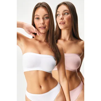 Podprsenka 2PACK Podprsenka Flexi Bandeau II bezešvá