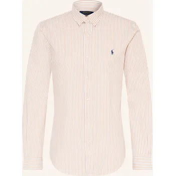 Pánská košile Polo Ralph Lauren Pánská Košile Slim Fit, béžová / bílá, 42