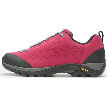 Dámská treková obuv Northfinder Dámské turistické nízké boty Vibram® XS Trek Evo MANA1, cherry, 181257