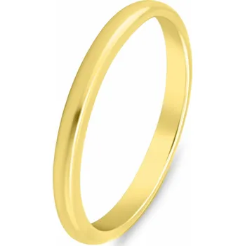 Prsten Brilio Silver Minimalistický pozlacený snubní prsten RI149Y 72 mm + 2 měsíce na vrácení zboží