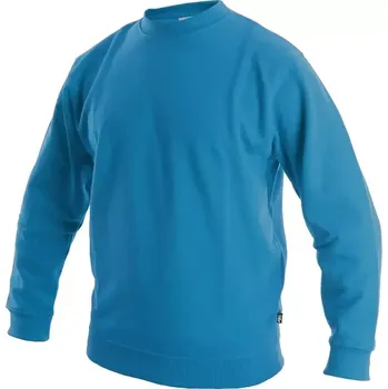 pracovní mikina CANIS CXS ODEON pánská mikina azurově modrá - M AKCE