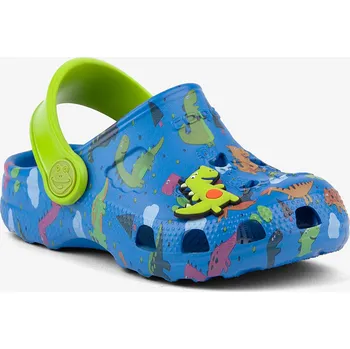 Chlapecké pantofle Dětské clogsy COQUI LITTLE FROG modré Dino + amulet 25/26