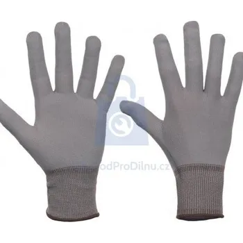 Pracovní rukavice Rukavice nylonové BOOBY GREY, CERVA vel. 11, balení 12 pár