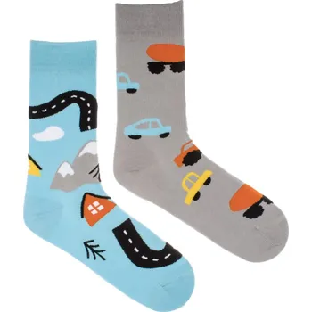 Dámské oblečení Ponožky Feetee Cars S (35-38)