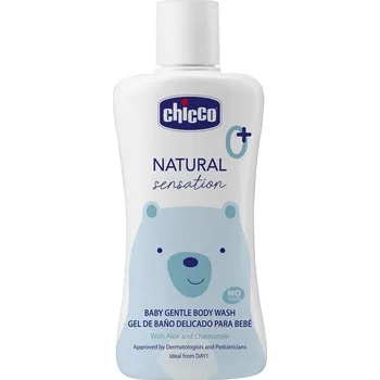 Dětská kosmetika CHICCO Šampon tělový Natural Sensation s aloe a heřmánkem 200ml, 0m+