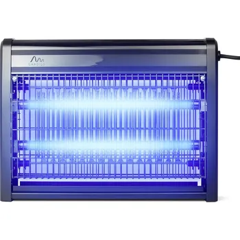Elektrický lapač Gardigo 62408INT | UV lapač hmyzu | 2x 8W | vysokonapěťová mřížka | 70 m² | 336 x 254 x 73 mm