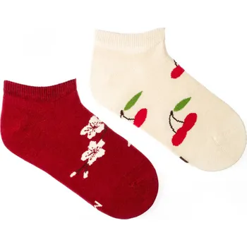 Dámské ponožky Dětské kotníkové ponožky Feetee Cherry L (31 - 34)