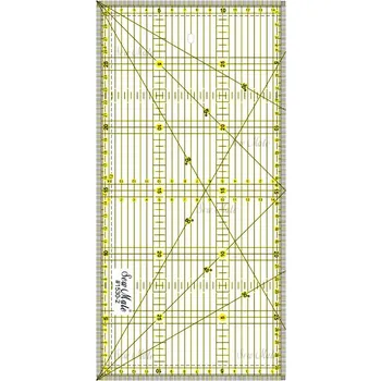 Řezací pravítko Donwei Rastrové pravítko na patchwork 15x30cm 1530-2