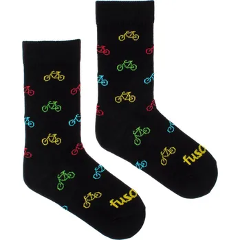 Dámské ponožky Dětské ponožky Cyklista černý L (31 - 34)