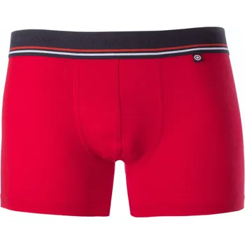 Boxerky Boxerky Fusakle pánské dlouhé červené Modal L