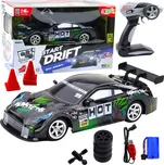 LEAN Toys RC drift car 1:16 - černo-zelené, 30km/h