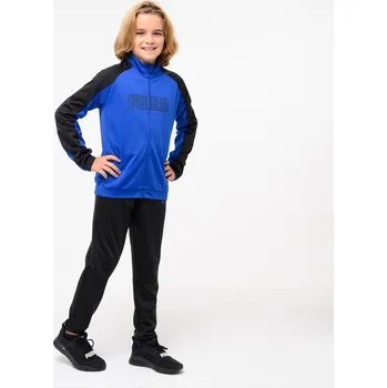 PUMA Dětská sportovní souprava 5-6 LET MODRÁ|ČERNÁ