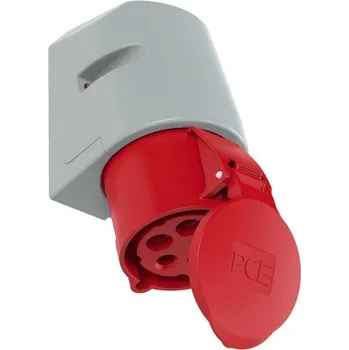 Elektrická zásuvka Zásuvka nástěnná 5-pólová, 32A / 400V, 6h, IP44, bezšroubová TURBO TWIST 125-6TT