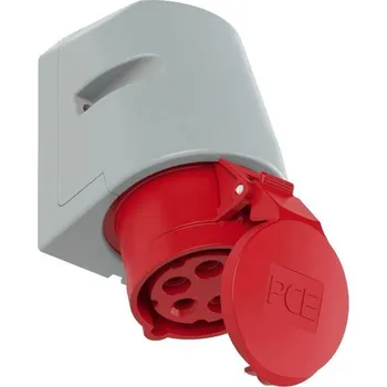 Elektrická zásuvka Zásuvka nástěnná 5-pólová, 16A / 400V, 6h, IP44, bezšroubová TURBO TWIST 115-6TT