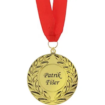 Kovová medaile Zlatá