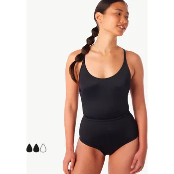 Dámské plavky SMOON Dámské jednodílné menstruační plavky Téthys 36 ČERNÁ