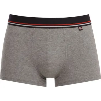Boxerky Boxerky Fusakle pánské krátké šedé Bavlna L