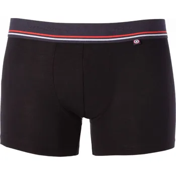 Boxerky Boxerky Fusakle pánské dlouhé černé Bavlna L