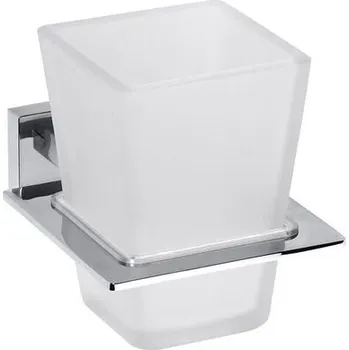 Bemeta Plaza držák kartáčků sklo, chrom