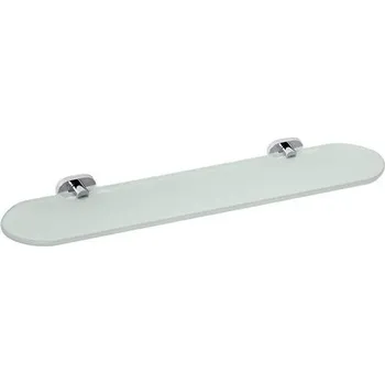 Drátěná police Bemeta Oval polička skleněná 520 mm, chrom