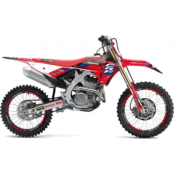 Autodoplněk BLACKBIRD sada samolepek (dýhy) HONDA CRF 250R 25; CRF 450R 25 DREAM 5 barva červená černá bílá (BLACKBIRD sada samolepek (dýhy) HONDA CRF 250R 25; CRF 450R 25 DREAM 5 barva červená černá bílá)