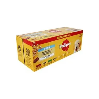 Krmivo pro psa Pedigree Junior masový výběr s rýží v želé 40x100g