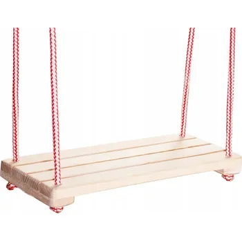 Dětská houpačka ČistéDřevo H456 42 x 18 cm přírodní/mix barev