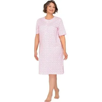 Dámská noční košile Noční košile Martel Basia I - bavlna Světle růžová 3XL