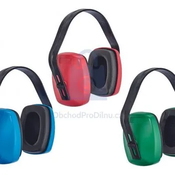 Sluchátka protihluková 3001, Lasogard červená, 23 dB, balení 1 ks