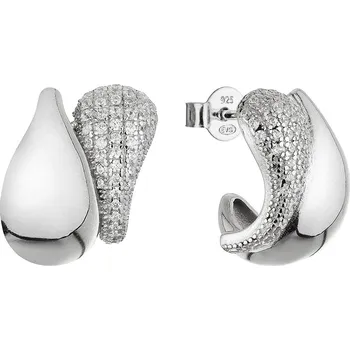 Náušnice Stříbrné kruhové náušnice 11613.1