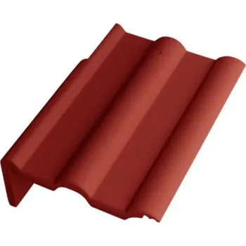 Střecha BETONPRES OPTIMAL Krajní taška levá Višňově červenáče