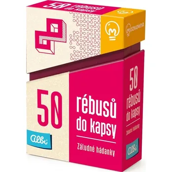 Desková hra Albi 50 rébusů do kapsy Záludné hádanky