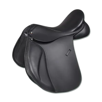 Jezdecké sedlo Waldhausen Univerzální sedlo kožené Premium Barva: Černá, Velikost: 17,5"/44 cm