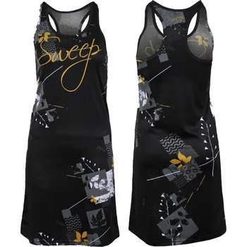 Dámské šaty SWEEP SWTS164 černá - zlatá S