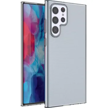 Pouzdro na mobilní telefon Forcell Ultratenké TPU gelové pouzdro 0,5mm pro Samsung Galaxy S22 Ultra průhledný, 9145576239186
