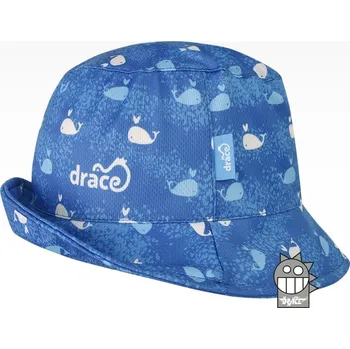 Kojenecká čepice DRÁČE Funkční vzdušný letní klobouk velryba, modrý Varianta: 48-50cm