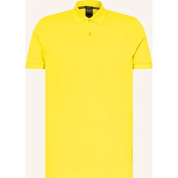 Pánská košile Boss Pánská Polokošile Z Piké Pio Regular Fit, žlutá, L