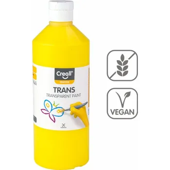 Speciální výtvarná barva Barva na sklo Trans 500 ml, žlutá