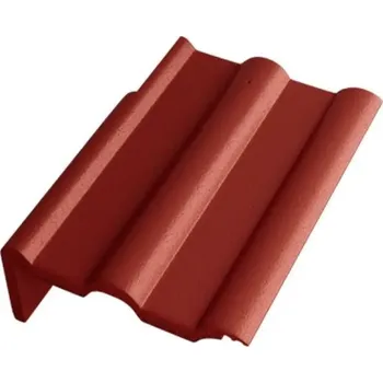 Střešní krytina BETONPRES EXCLUSIV Krajní taška levá Višňově červenáče