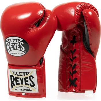 Boxerské rukavice Zápasové rukavice Cleto Reyes Professional - červené