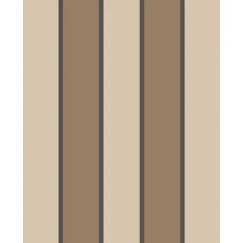 Tapeta Parato by Cristiana Masi Vliesová tapeta na zeď, hnědá, imitace látky, pruhy, 38469, Top Stripes, Parato by Cristiana Masi, velikost 10,05 x 0,53 m