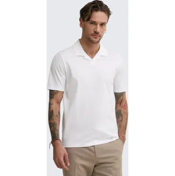 Pánské polo tričko HUGO Dimerspolo 50542961 bílé Velikost: L